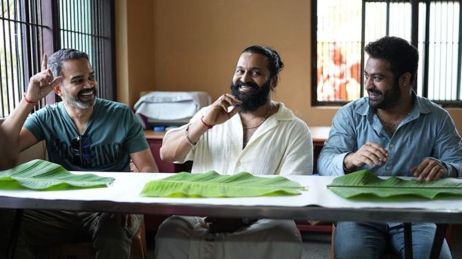 A Mother’s Dream Realized: Jr NTR Visits Udupi Sri Krishna Matha with Rishab Shetty
